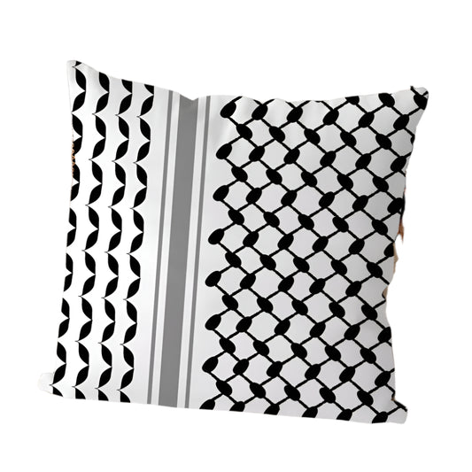 Rest in Resistance – Keffiyeh Pattern Heritage Pillow Cover