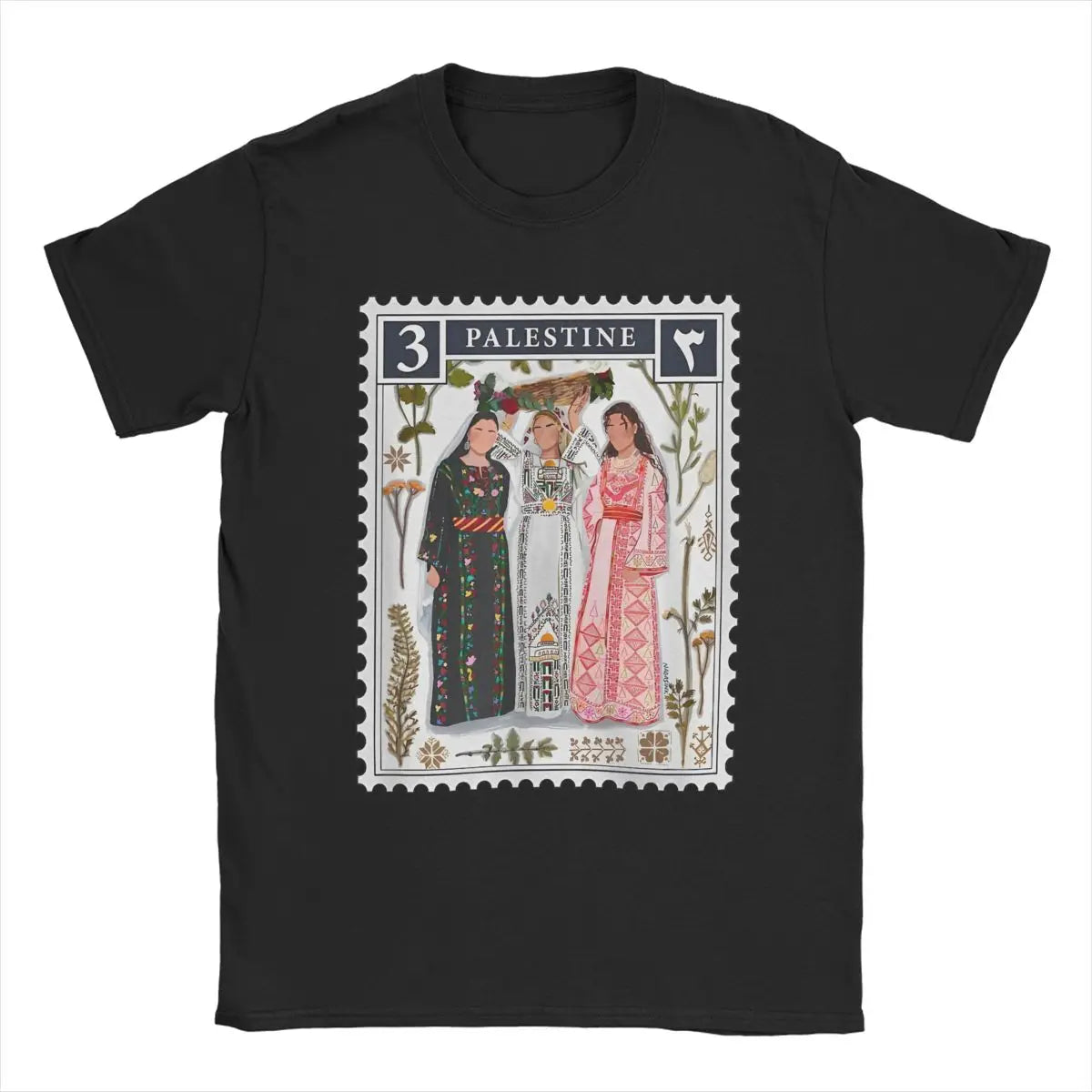 Postmarked Pride – Palestine Stamp Cotton Tee