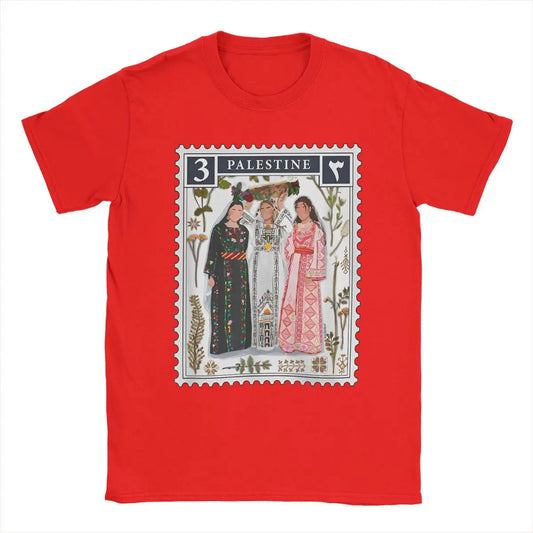 Echoes of Homeland – Palestine Stamp Vintage Cotton Tee