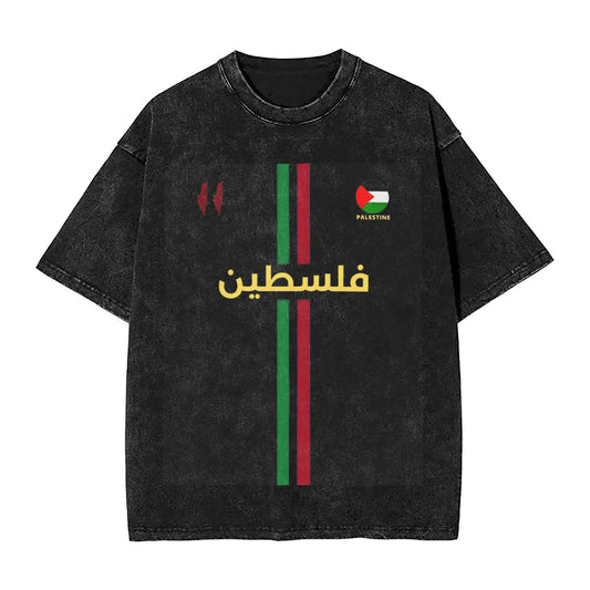 Victory Threads – Vintage Palestine Football Cotton Tee