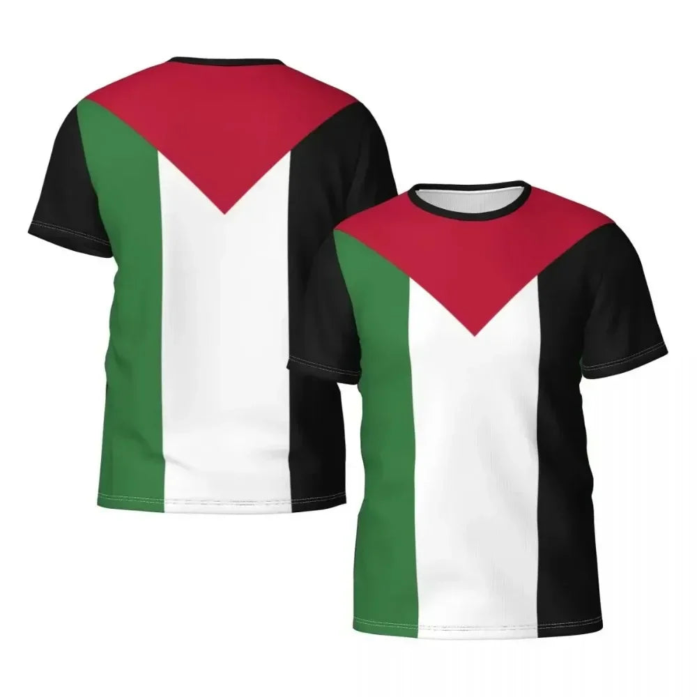 Palestine Pulse – 3D Flag Street Tee (Unisex)
